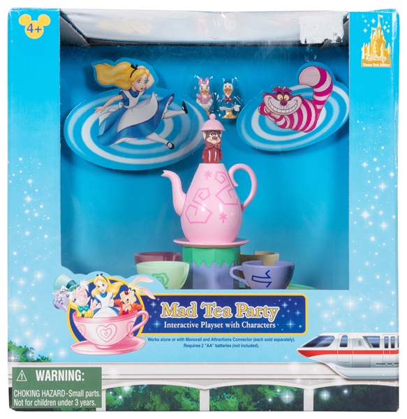  [DISNEYANA]. Mad Tea Party Interactive Playset with Charact...