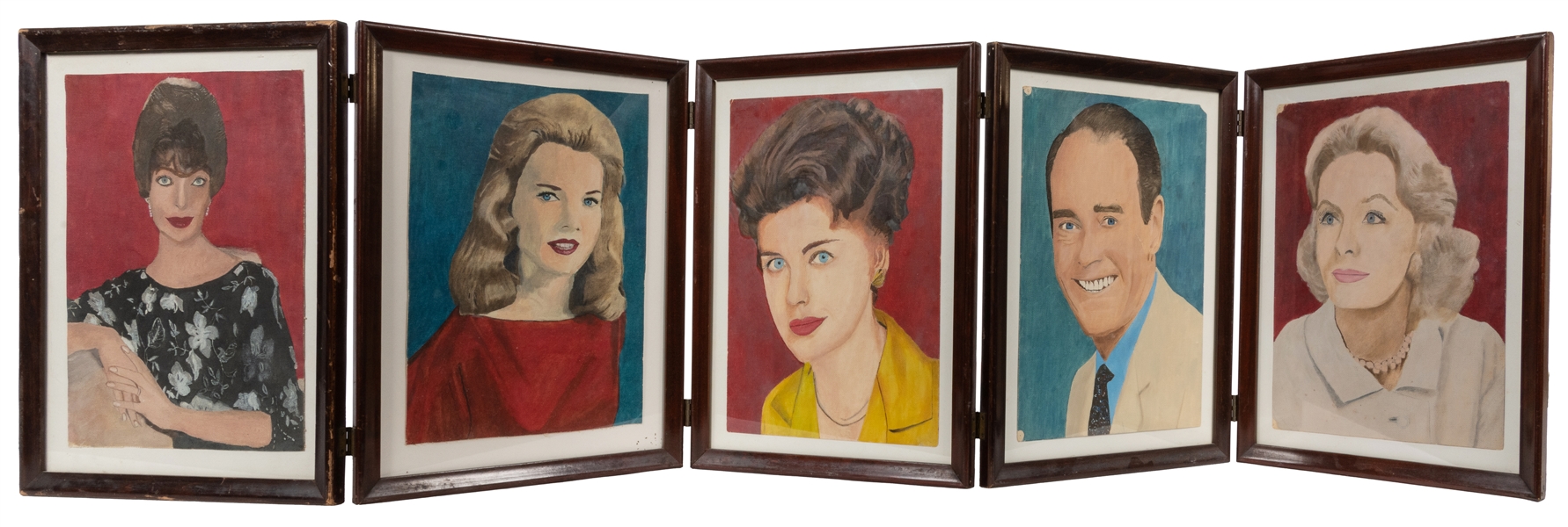  [ARTIST UNKNOWN]. A Suite of Five Portraits of Film Actors....