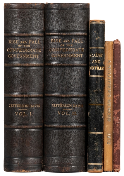  [CIVIL WAR]. A group of 4 titles in five volumes related to...