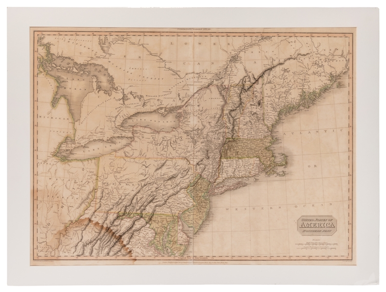  [MAPS]. PINKERTON, John (1758-1826). United States of Ameri...