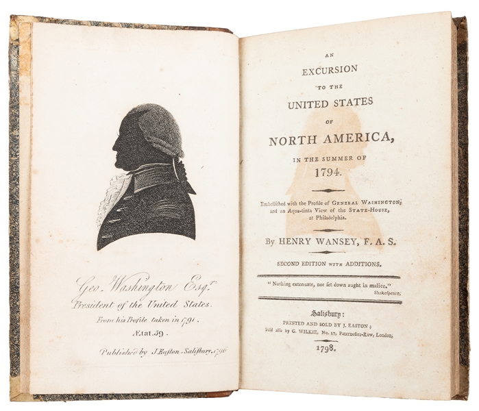  WANSEY, Henry (1751-1827). An Excursion to the United State...