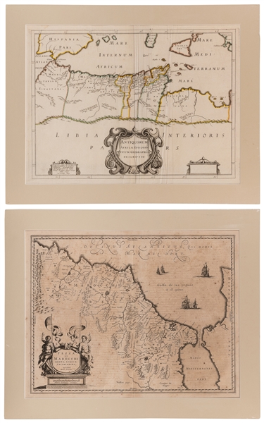  [MAPS]. A pair of maps, including ORTELIUS, Abraham and JAN...