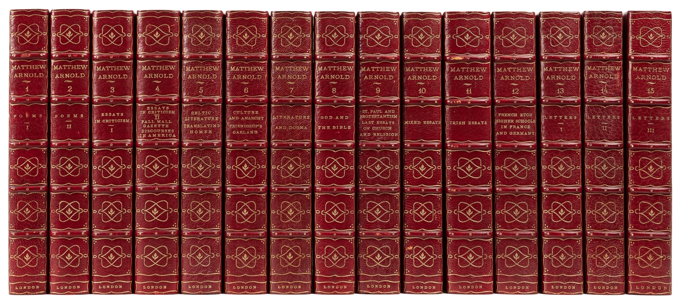  [BINDINGS]. ARNOLD, Matthew (1822-1888). The Works of Matth...