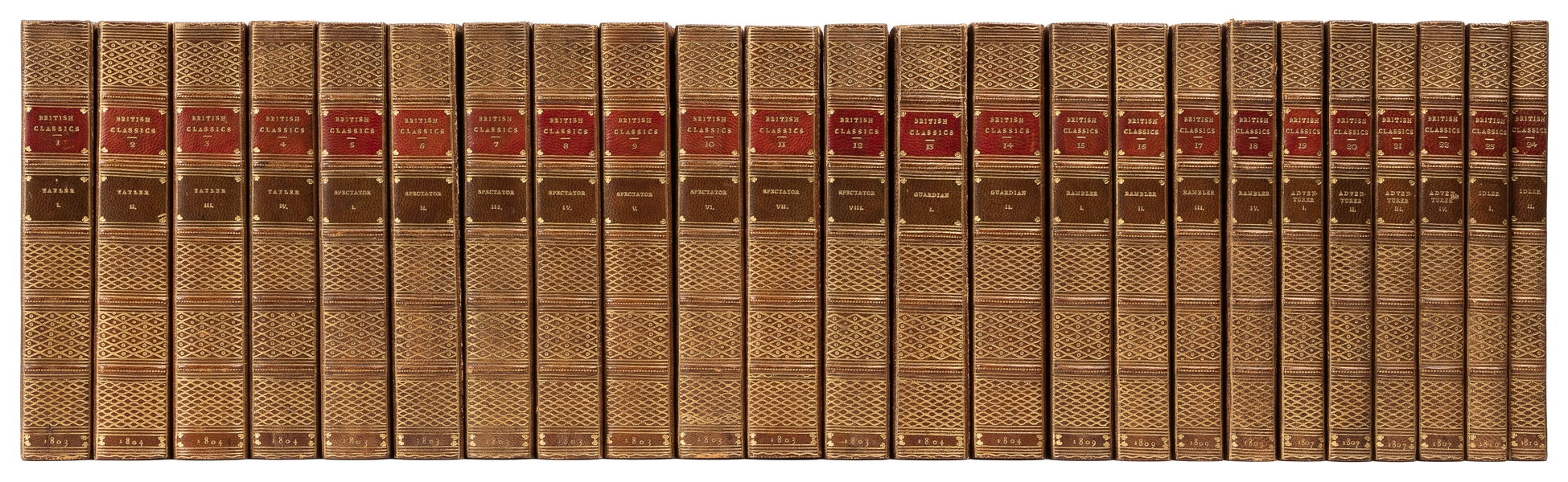  [BINDINGS]. The British Classics. London: John Sharpe and W...