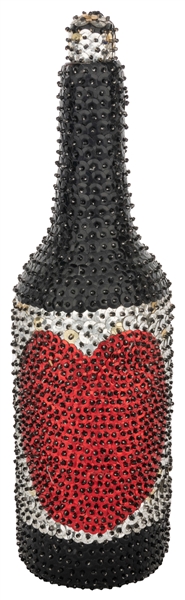  [FOLK ART]. Rhinestone-Covered Haitian Voodou Bottle. [Ca. ...