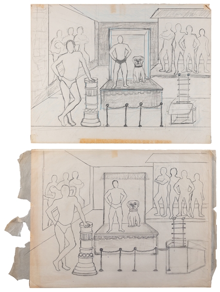  ARNOLD, Ralph (American, 1928-2006) Portfolio with Figural ...