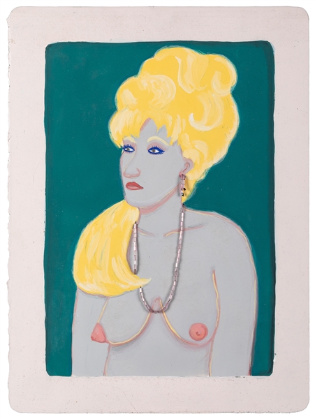  BARRY, Lynda (American, b. 1956). Naked Lady. [Ca. 1984]. G...