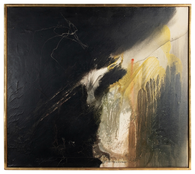   JENKINS, Paul (American, 1923-2012) Untitled. 1958. Oil on...