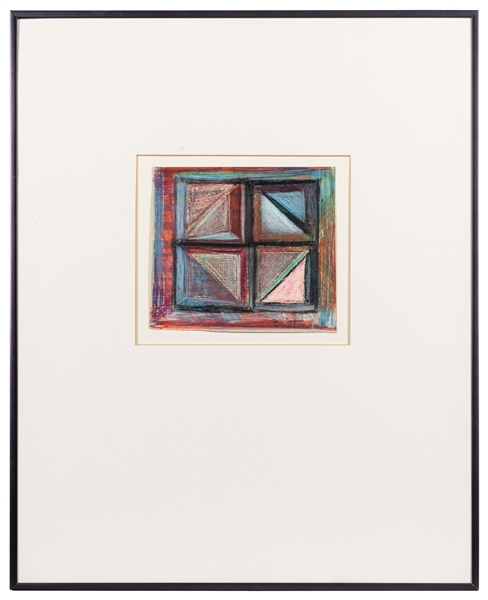  BRITTON, Sylvester (American, 1926-2009). Abstract Squares....