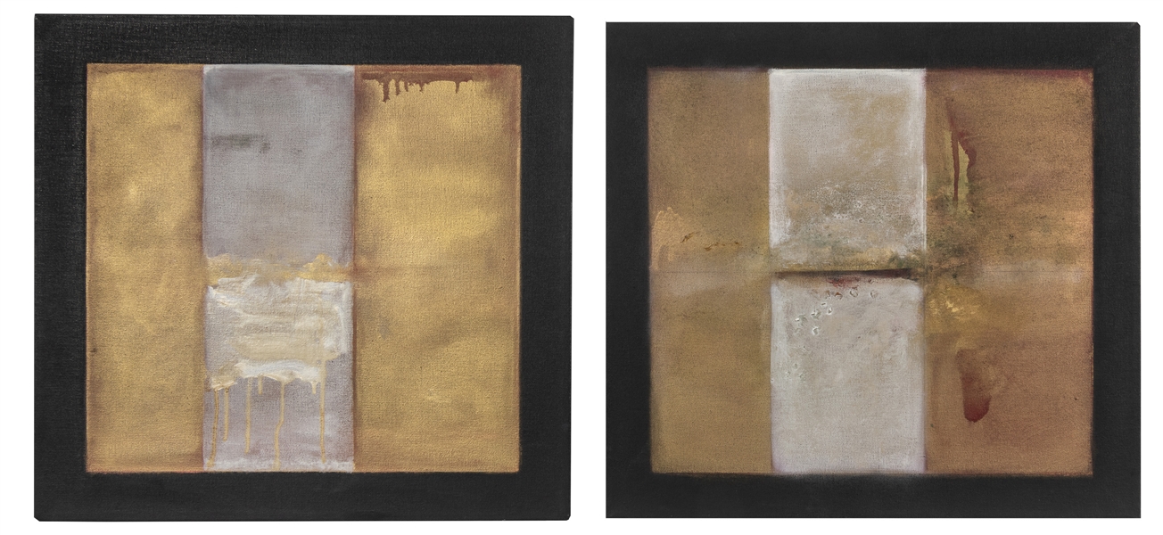  WOOLF, Frankie F. (American, 1928-2010). Diptych, “Reliquar...