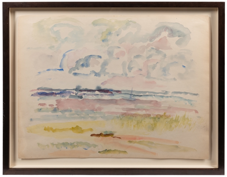  SCHUELER, Jon (American, 1916-1992). Untitled. 1960. Waterc...