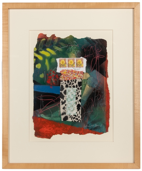  BRIGGS, Lamar (American, 1935-2015). A Pair of Abstract Col...