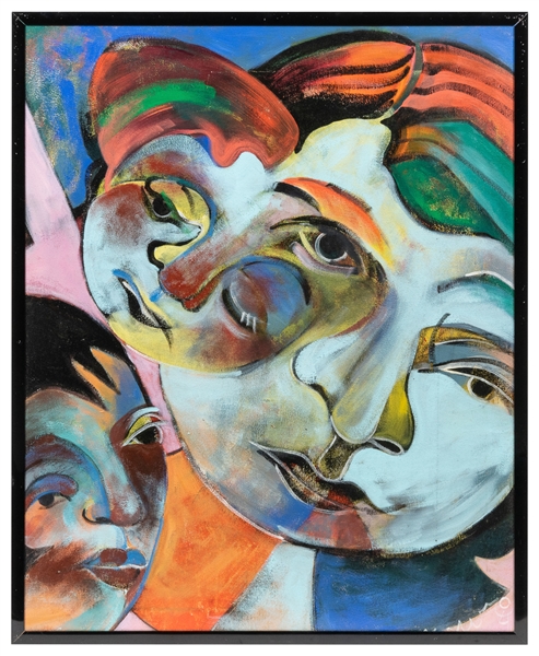  RIVERA, Rachel Weaver (American, 20th century). Three Faces...