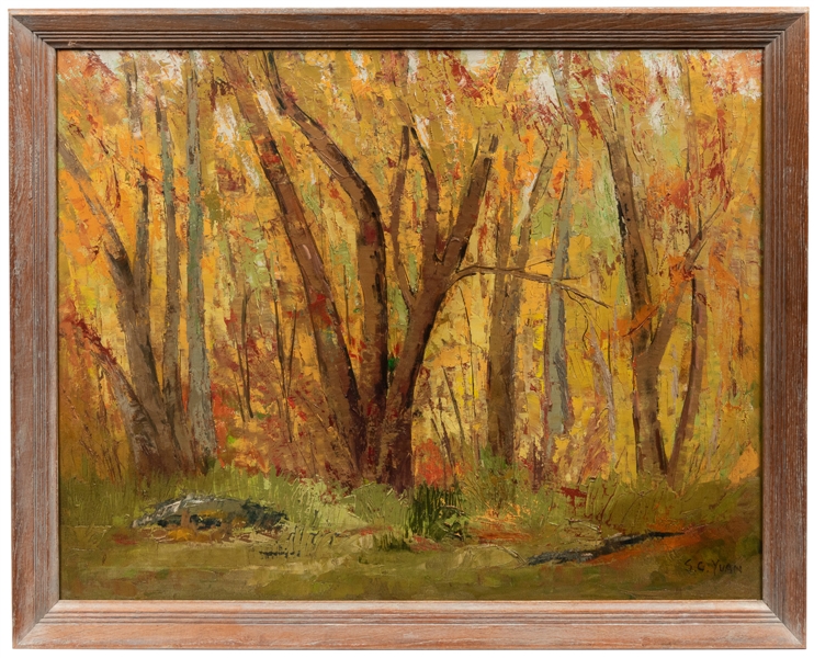  [YUAN, S. C. (American, 1911-1974) ATTRIBUTION.] Autumn Sce...