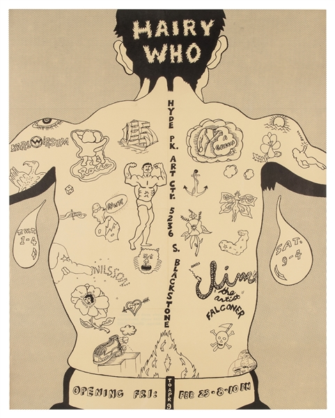  HAIRY WHO (American, 20th century) Jim Falconer, Art Green,...