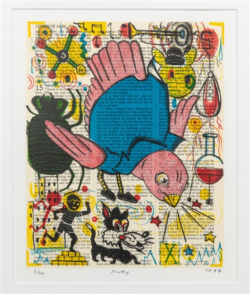  FITZPATRICK, Tony (American, b. 1958) Pinky. 1997. Color li...