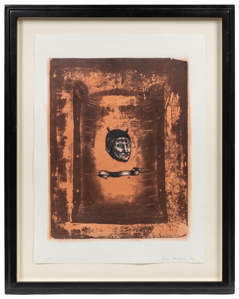  STONEHOUSE, Fred (American, b. 1960). El Señor. 1990. Litho...