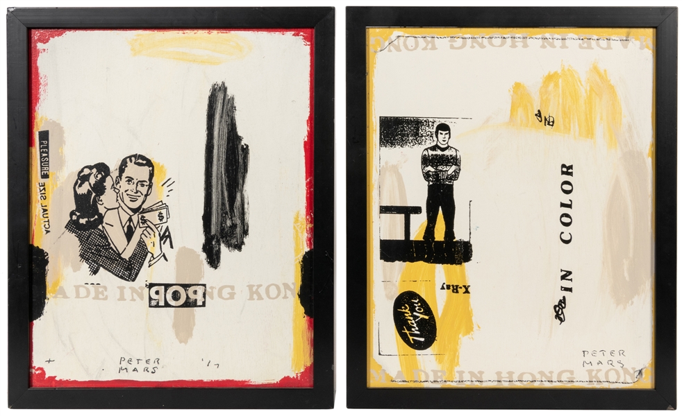  MARS, Peter (American, b. 1959). A Pair of Screen Prints Wi...