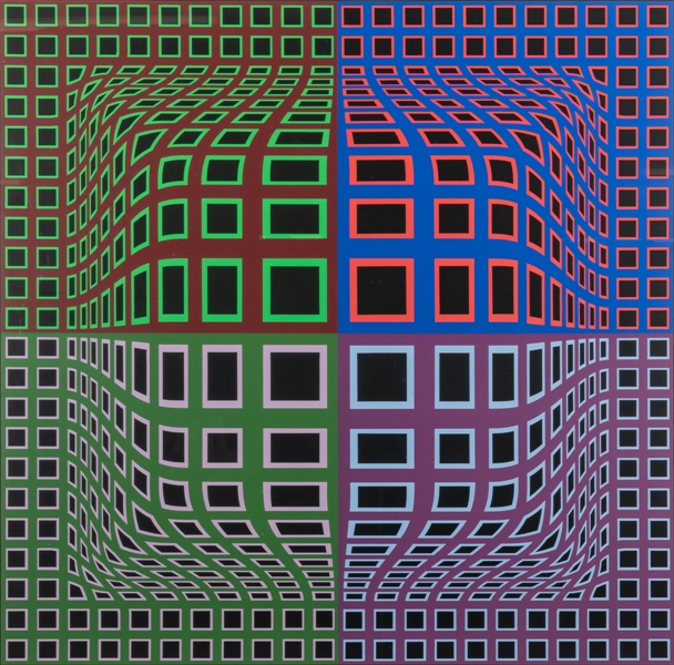  VASARELY, Victor (Hungarian-French, 1906-1997). Untitled. [...