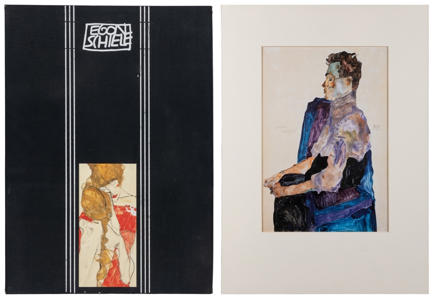  SCHIELE, Egon (Austrian, 1890-1918). Egon Schiele Blätter a...