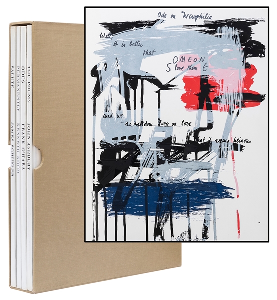  [ABSTRACT EXPRESSIONISM]. ASHBERY, John. The Poems. Prints ...