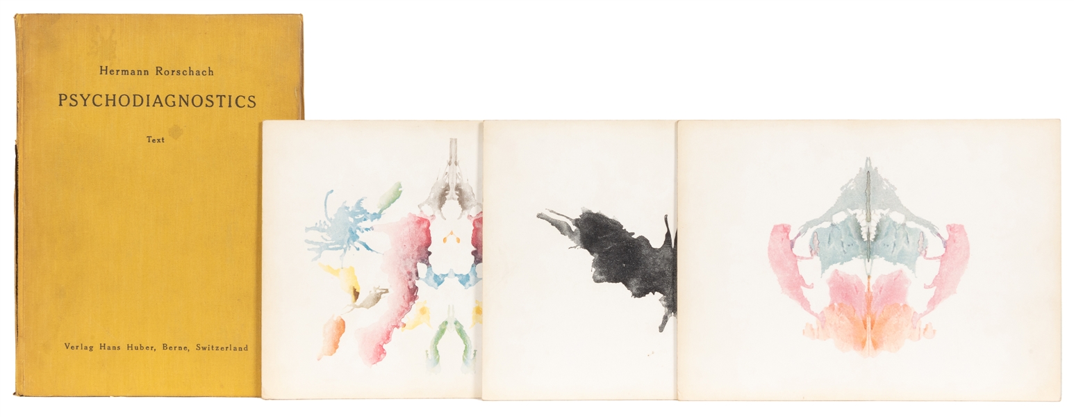  RORSCHACH, Hermann (Swiss, 1884-1922). Psychodiagnostics Te...