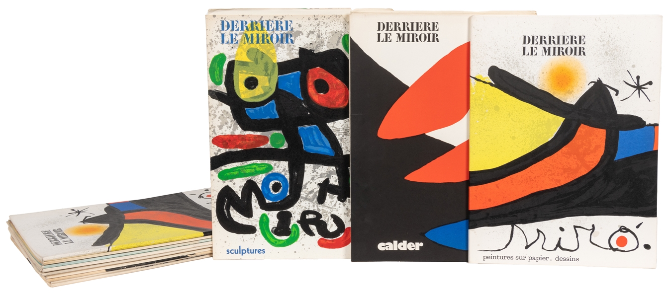  Derriere Le Mirror Folios including Miro and Calder. This 1...