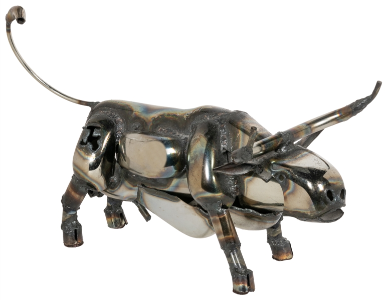  KEARNEY, John (American, 1924-2014) Bull. [Ca. 1980s]. Weld...