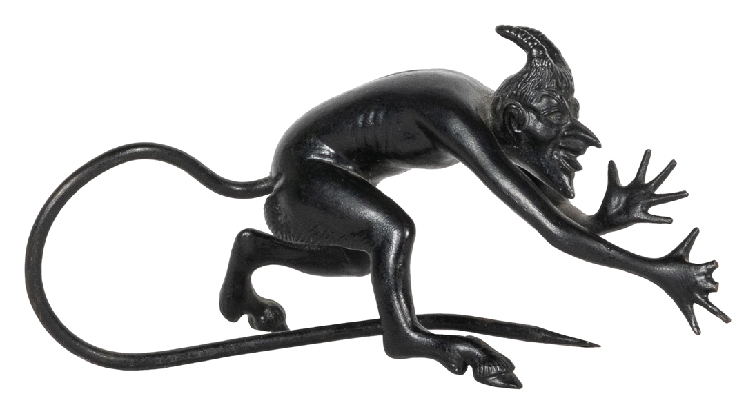  [DECORATIVE ART]. Demon Sculpture. [Ca. 20th century]. Spel...