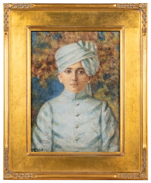  [ARTIST UNKNOWN]. Portrait of a Boy in a Turban. [Ca. 20th ...