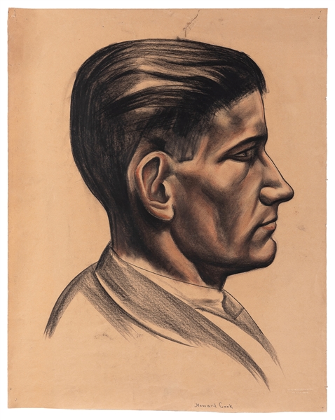  COOK, Howard N. (American, 1901-1980). Portrait of Wallie C...