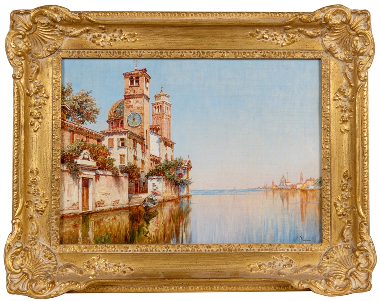  VIVIAN, George (English, 1798-1873). Venetian View. [Ca. 19...