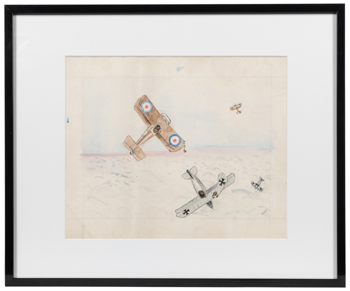  [WORLD WAR I ART]. HYDE, Lieutenant George Arthur Hyde (Bri...