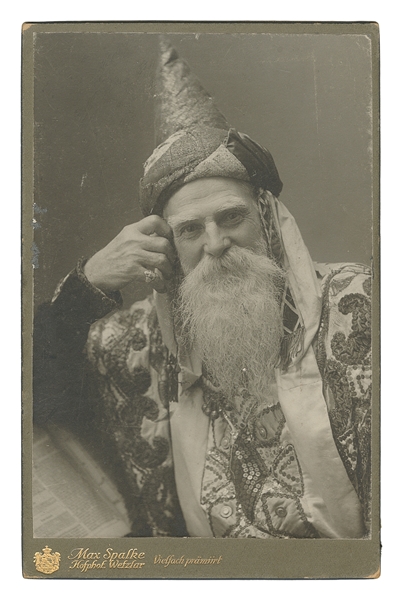  BEN ALI BEY (Max Auzinger, 1839 – 1928). Cabinet Card Portr...