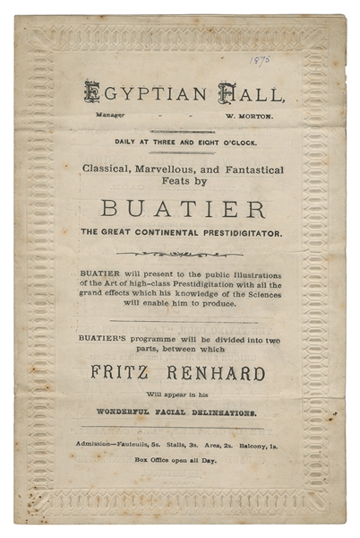  DE KOLTA, Buatier (Joseph Buatier, 1847 – 1903). Classical,...