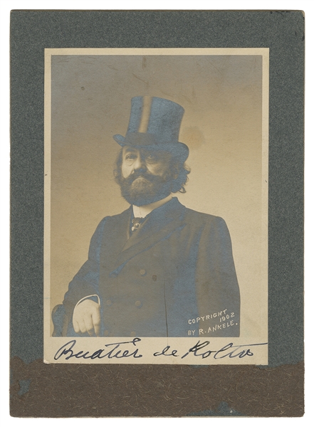  DE KOLTA, Buatier (Joseph Buatier, 1847 – 1903). Signed Por...