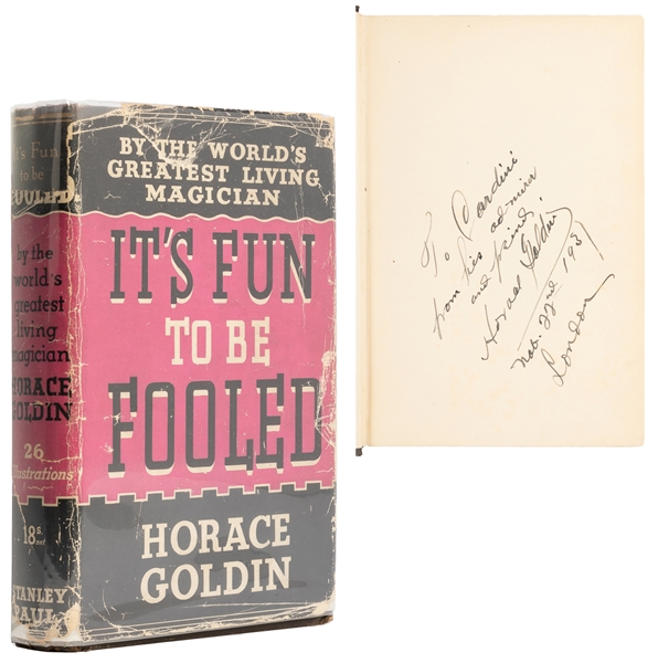  GOLDIN, Horace (Hyman Elias Goldstein, 1873 - 1939). It’s F...