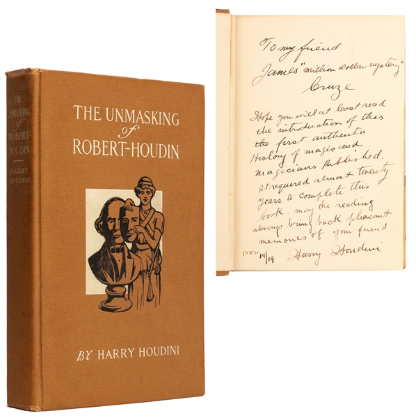  HOUDINI, Harry (Erik Weisz, 1874 – 1926). The Unmasking of ...