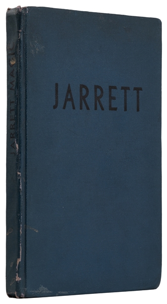  JARRETT, Guy (1881 – 1972). Jarrett. Magic and Stage Craft ...