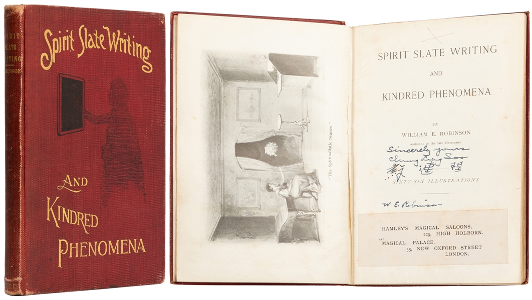  ROBINSON, W.E. (1861 - 1918) Spirit Slate Writing and Kindr...