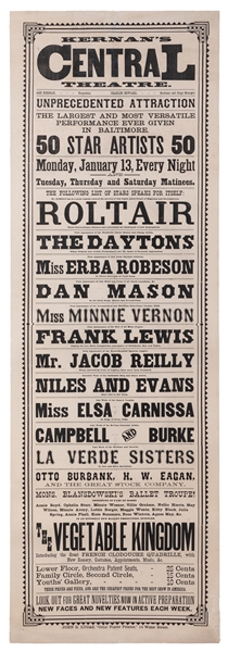  ROLTAIR, Henry (1853 – 1910). Unprecedented Attraction. Rol...