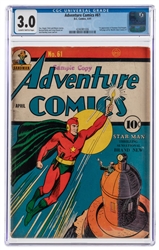 Adventure Comics #61 (D.C. Comics, 1941) CGC GD/VG 3.0 Slig...