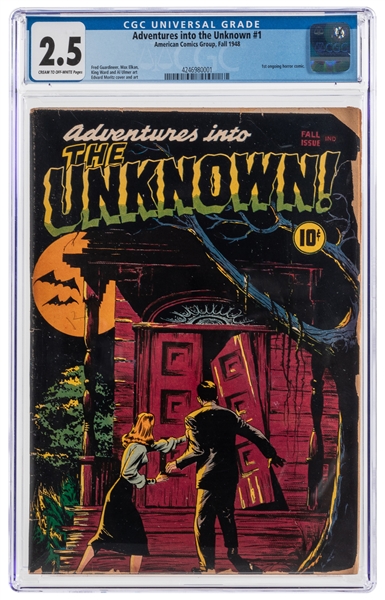  Adventures into the Unknown #1 (American Comics Group, Fall...