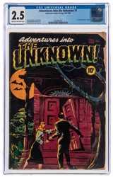  Adventures into the Unknown #1 (American Comics Group, Fall...