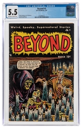  Beyond #3 (Ace Periodicals, 1951) CGC FN- 5.5 Off-white to ...