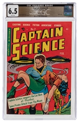  Captain Science #2 White Mountain Pedigree (Youthful Magazi...