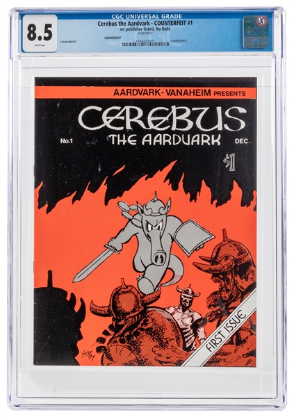  Cerebus the Aardvark #1 Counterfeit (No Publisher Listed, N...