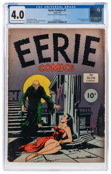  Eerie Comics #1 (Avon, 1947) CGC GD 4.0 Light tan to off-wh...