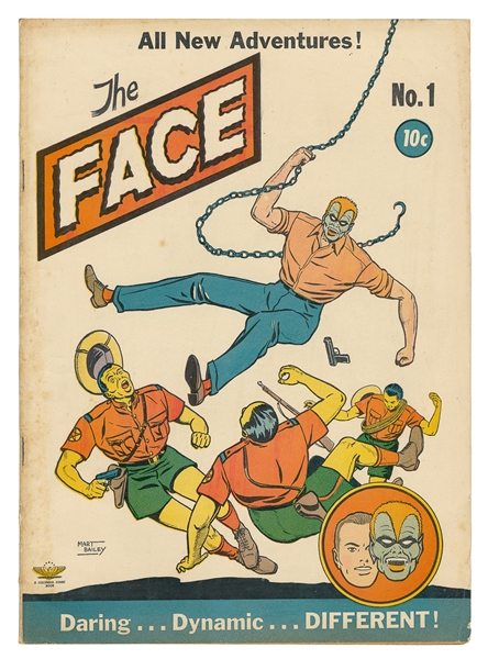  Face #1 (Columbia, 1941) Condition: GD. Mart Bailey cover a...