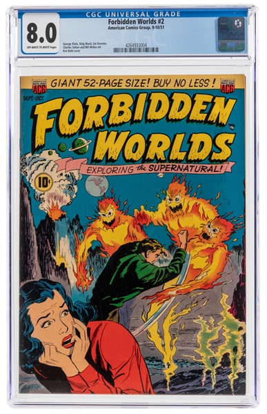  Forbidden Worlds #2 (American Comics Group, 1951) CGC VF 8....